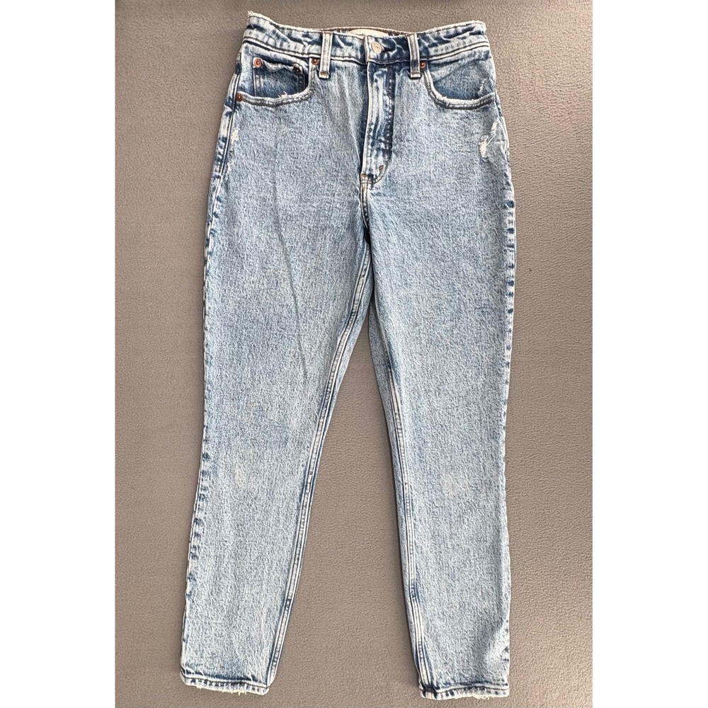 Abercrombie & Fitch Skinny Jeans 26/2R Acid Wash Distressed